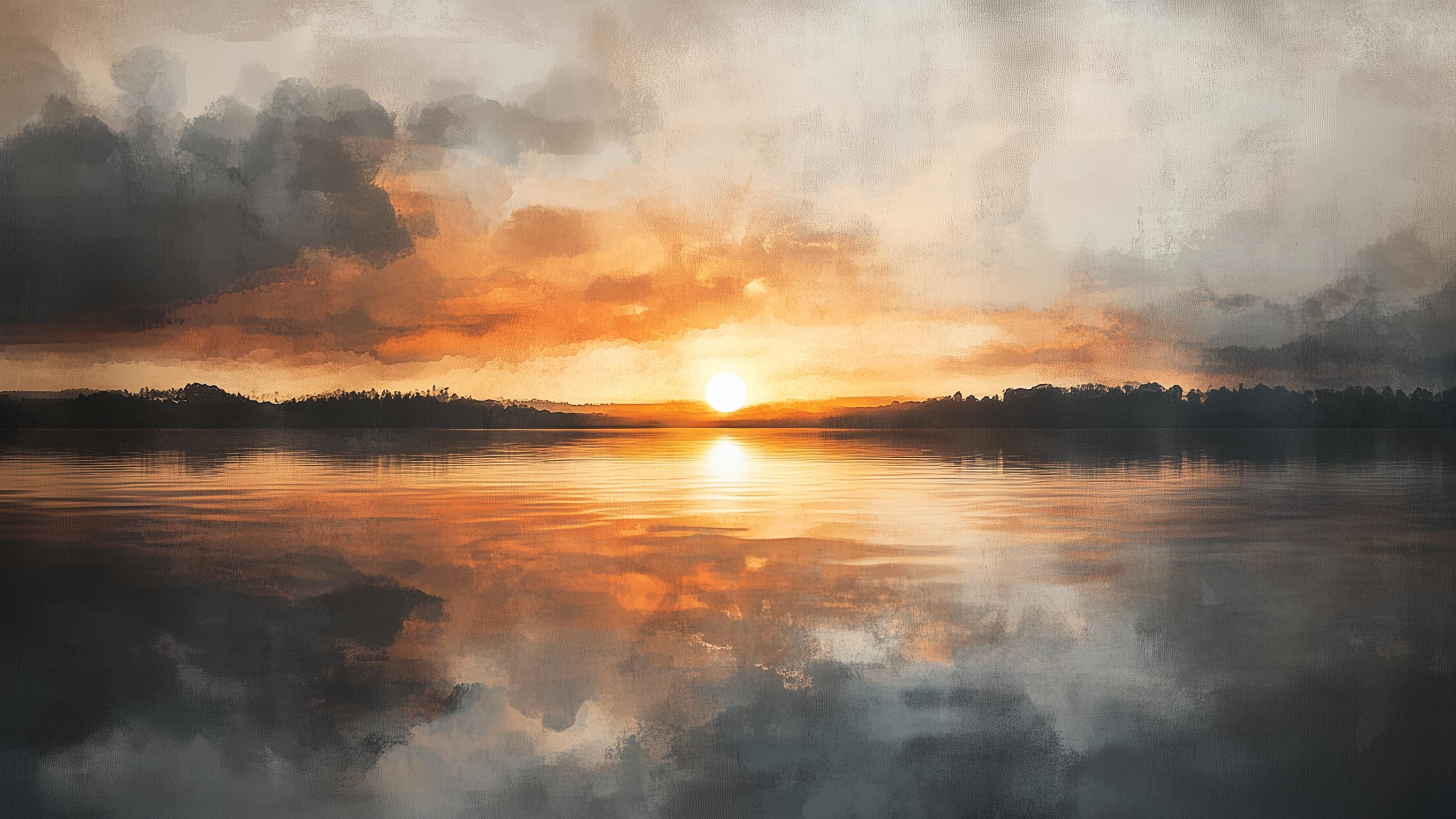 Fondo abstracto evocador del amanecer y texturas naturales minimalistas